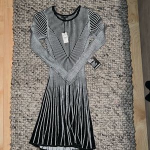 Express black and gray Dress